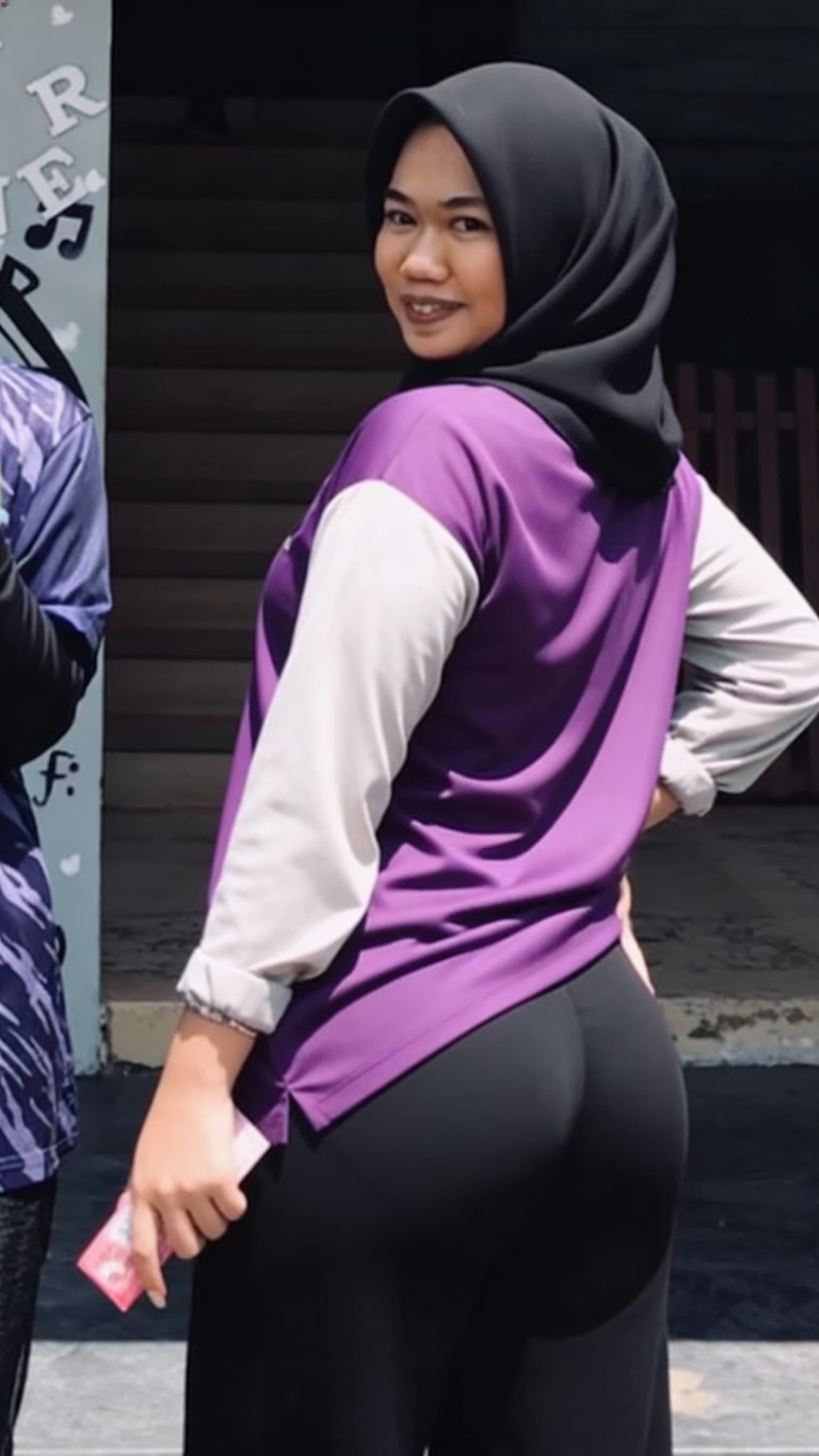 AI generated: make her turn around and make a sexy pose
