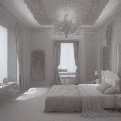 AI generated: BEDROOM INTERIOR, EXTREMELY FUTURISTIC, no one had ever seen before, hyper-detailed, hyper-intricate...