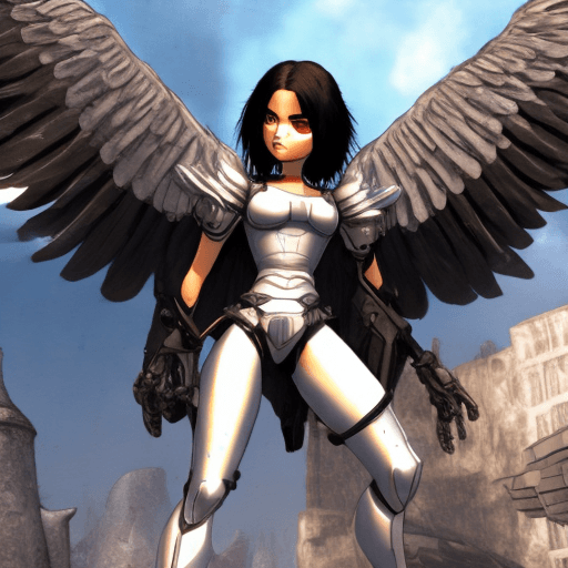 AI generated: battle angel
