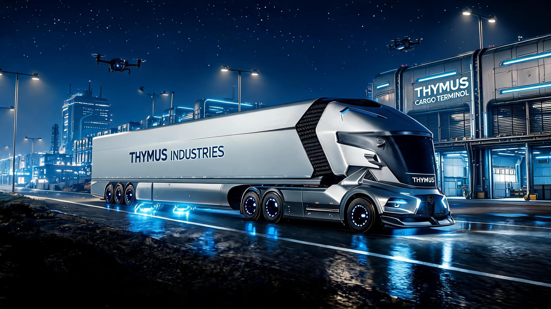 AI generated: ## THYMUS INDUSTRIES

### Heavy Transport Evolution Prompt

Use the supplied reference images only a...