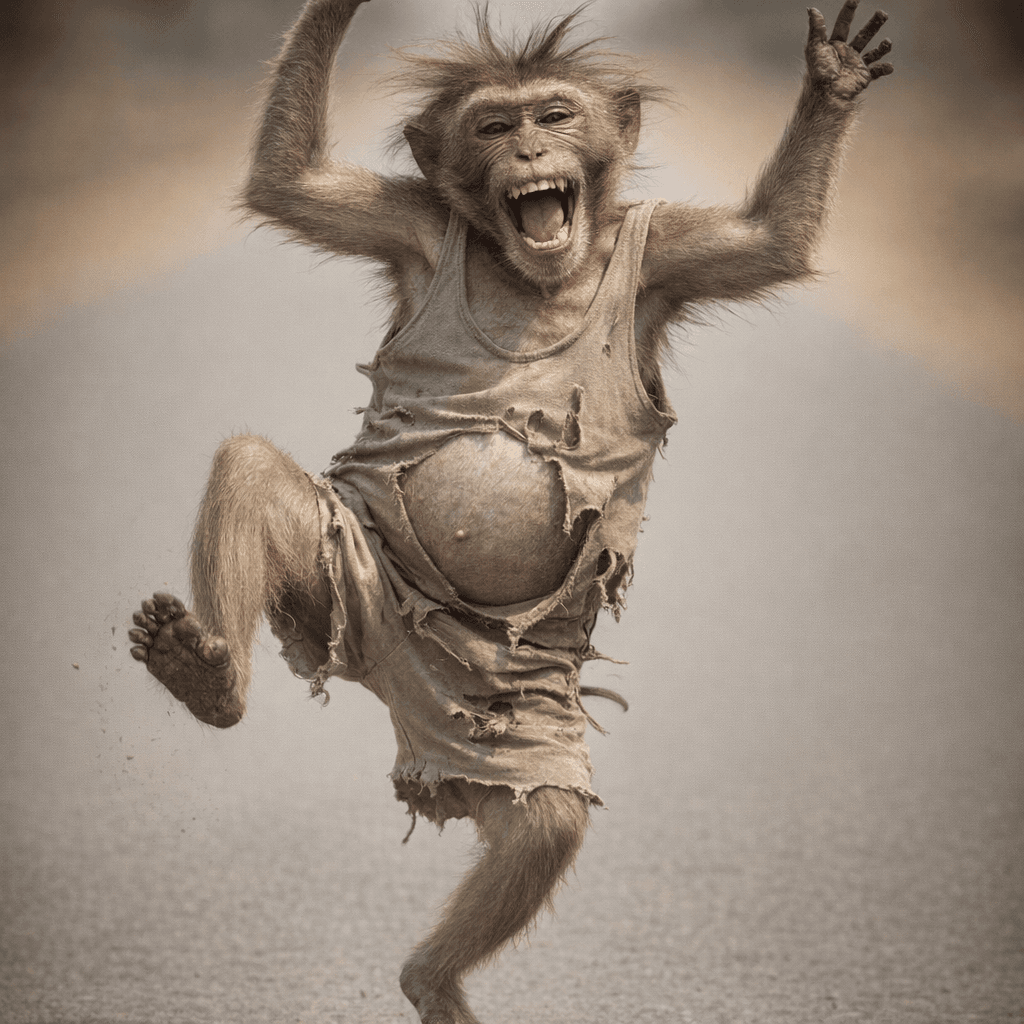 AI generated: make a dancing monkey