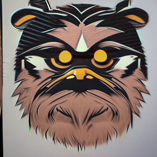 AI generated: mix the face with Kevin SANGUINO of a company ManOrga and a Ewok in star wars