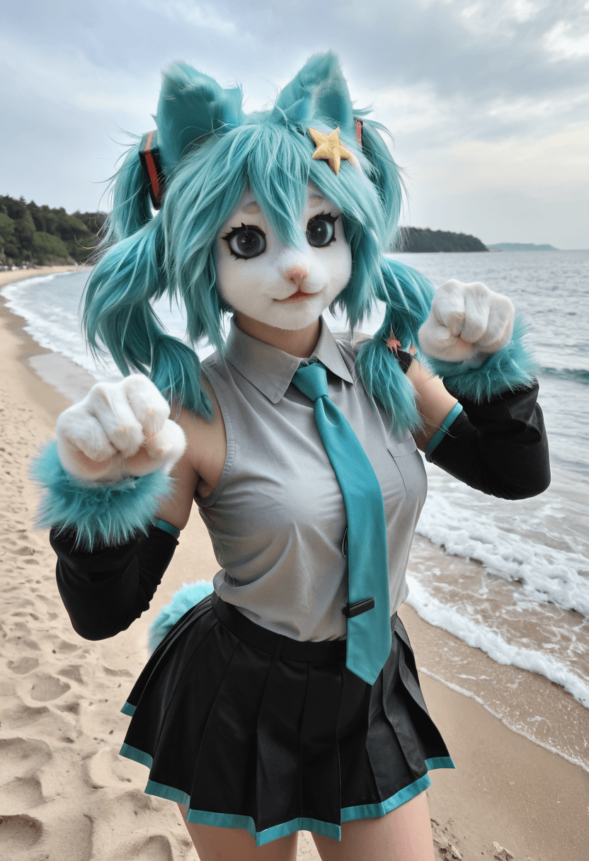 Fursuit Hatsune Miku