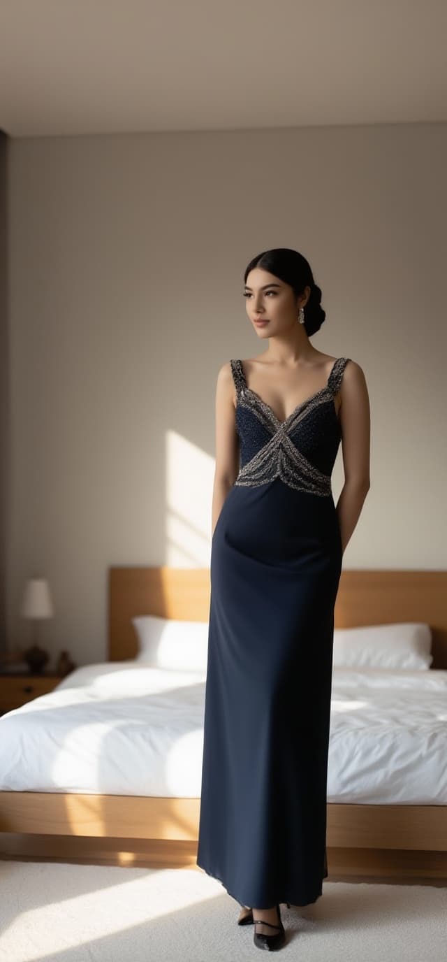 AI generated: Ultra realistic photo of the same woman, keep her original facial features exactly as in the referen...