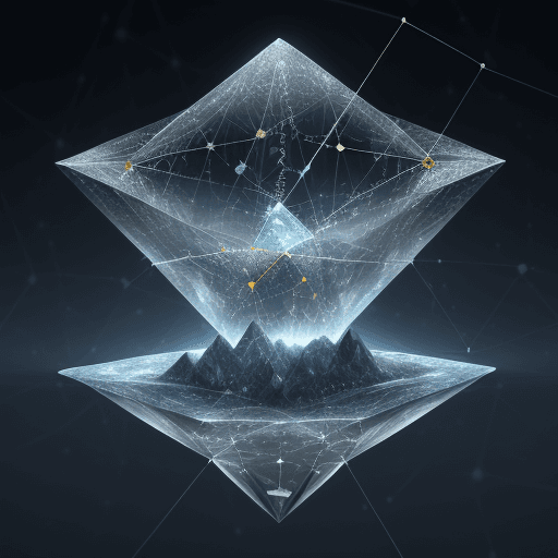 AI generated: An imaginative landscape on the subject of data integration and data analysis. Data as rough diamond...