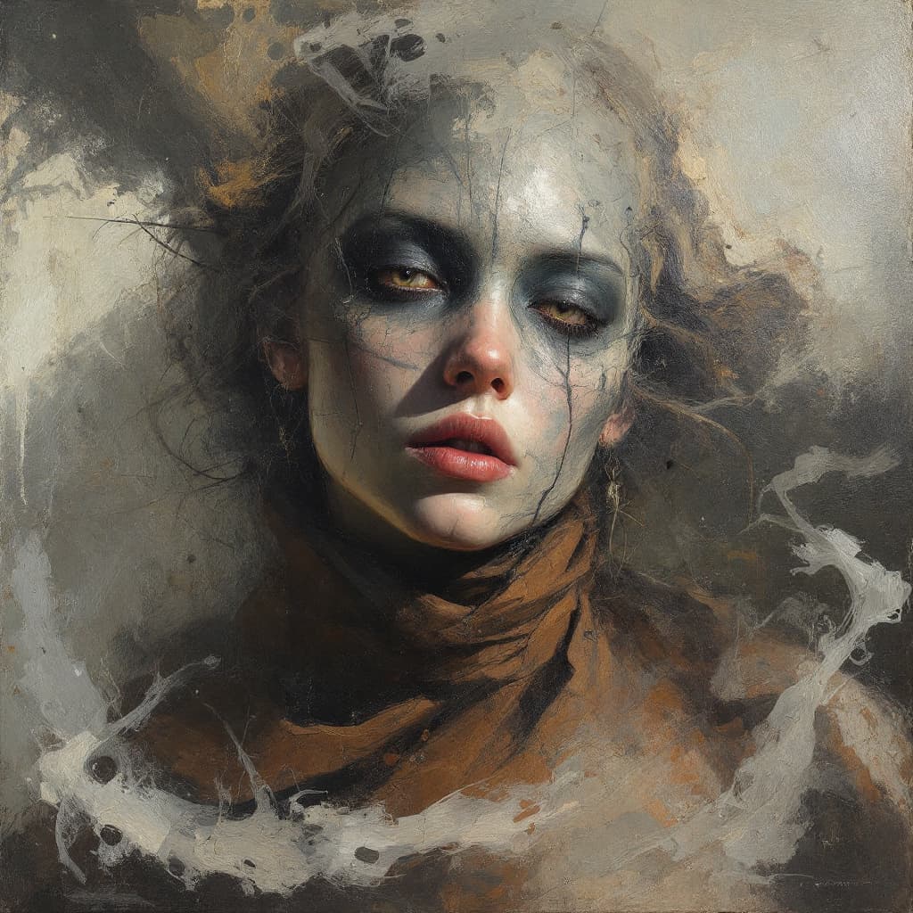 AI generated: Oil painting, Odd Nerdrum inspiration and style