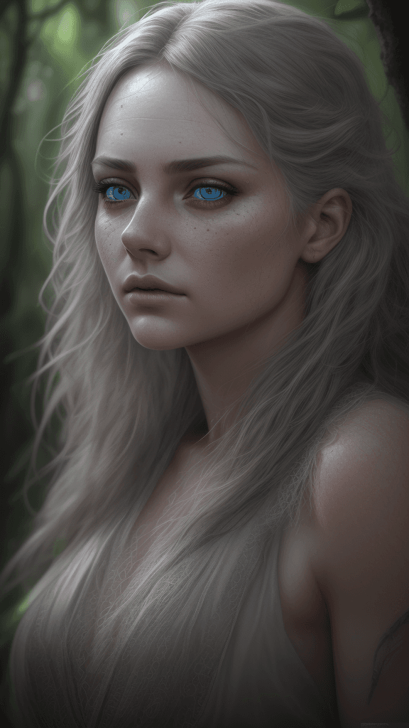 AI generated: RAW photo, photography, photorealistic, 8k vibrant photograph of woman in nature, ultra detail, fine...