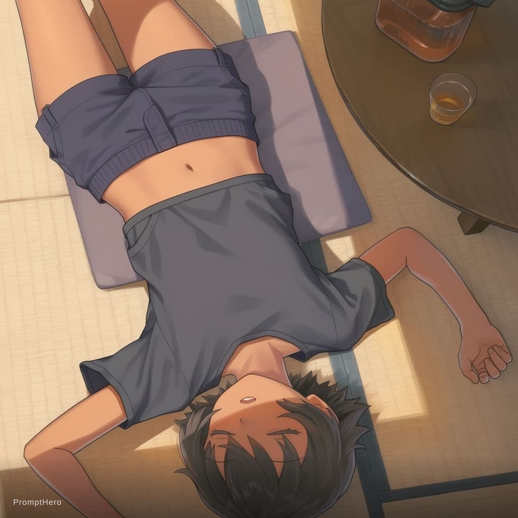 AI generated: Leave her naked, making her breasts move