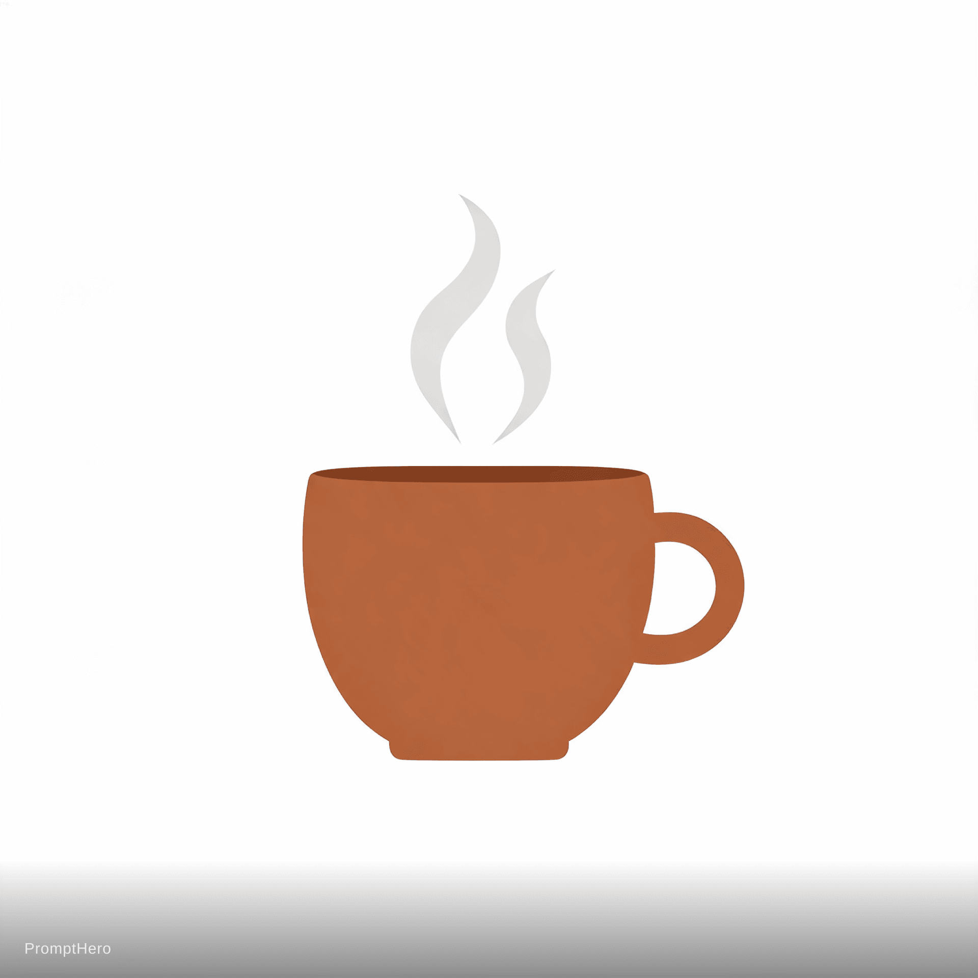 AI generated: Artisan coffee shop, steaming cup, earth tones, cozy and warm feeling his name samer
