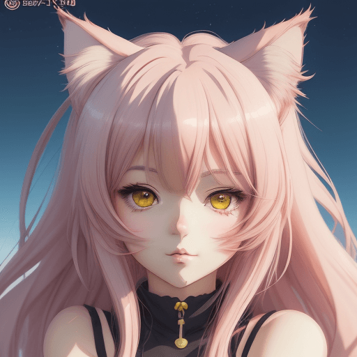 AI generated: a close up of a person with cute pose, beautiful anime catgirl, anime catgirl, anime vibes, anime st...