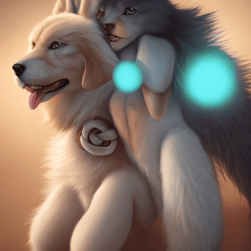 AI generated: furry art, uploaded on e621, furry, anthro,  sexy, porn, porno, sex, femboy, dog knot, penis, dick, ...