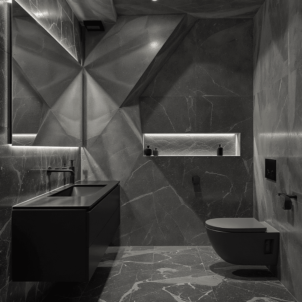 AI generated: high resolution interior shot, clean, angular lines with a focus on architectural elements and space...