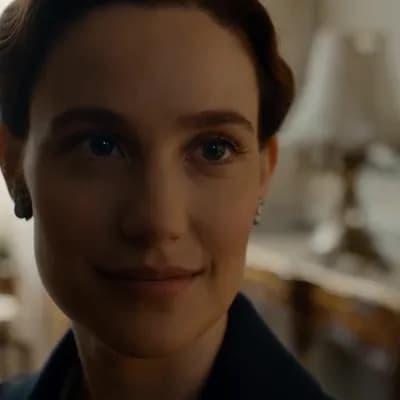 AI generated video: stare and smile