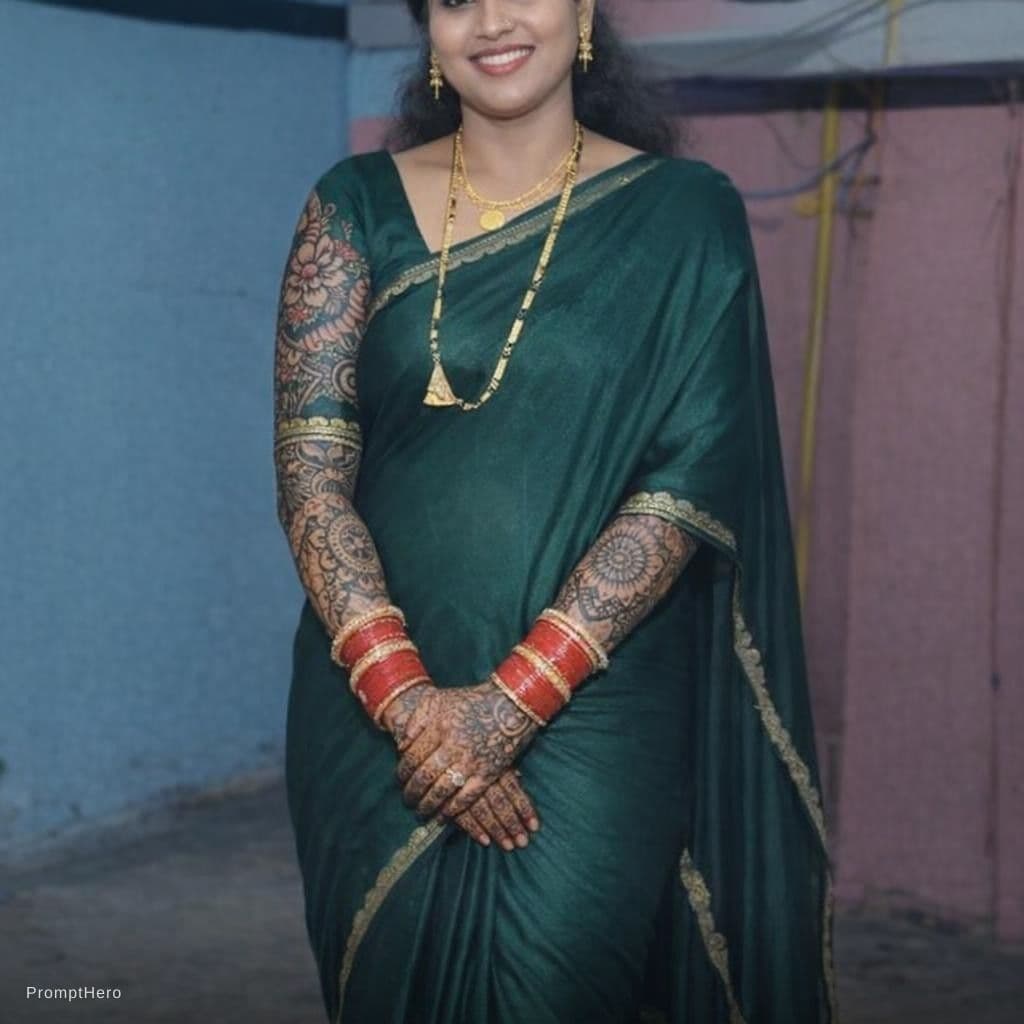 AI generated:  Full body women  tattoo 