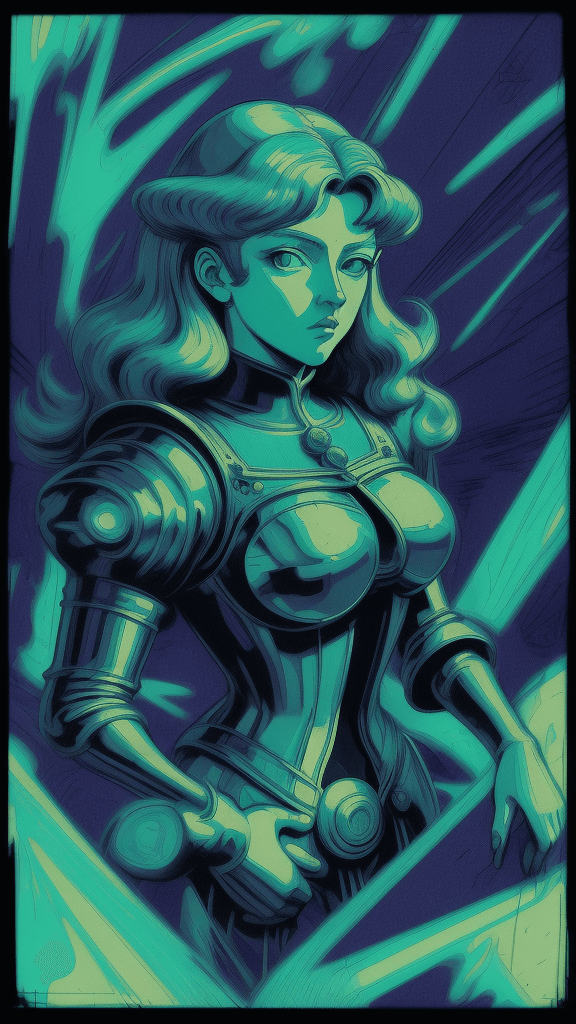 AI generated: (they are coming to take me away), Ray Tracing, Medieval Majesty, Retro Anime Style, Pop Art Energy,...