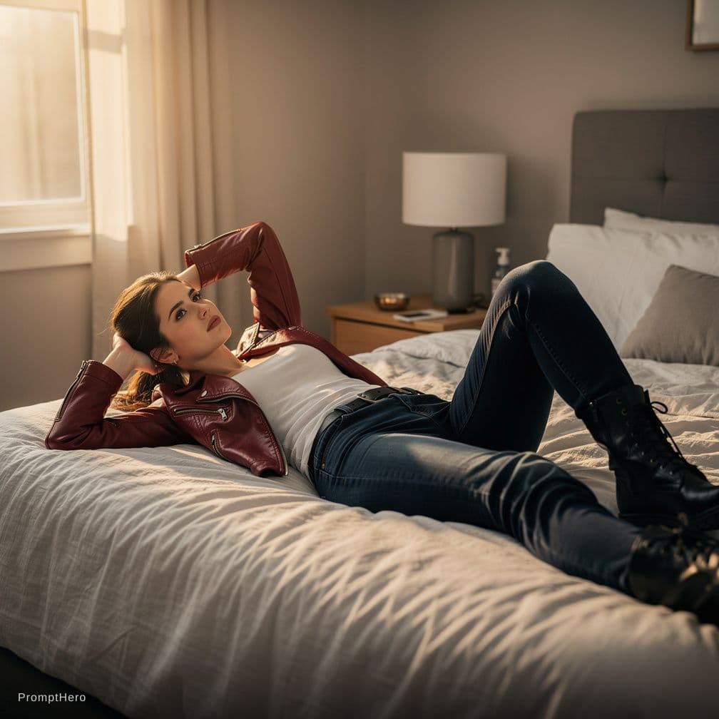 AI generated: eu quero uma foto da claire redfield nua na cama
 sem roupa nua

