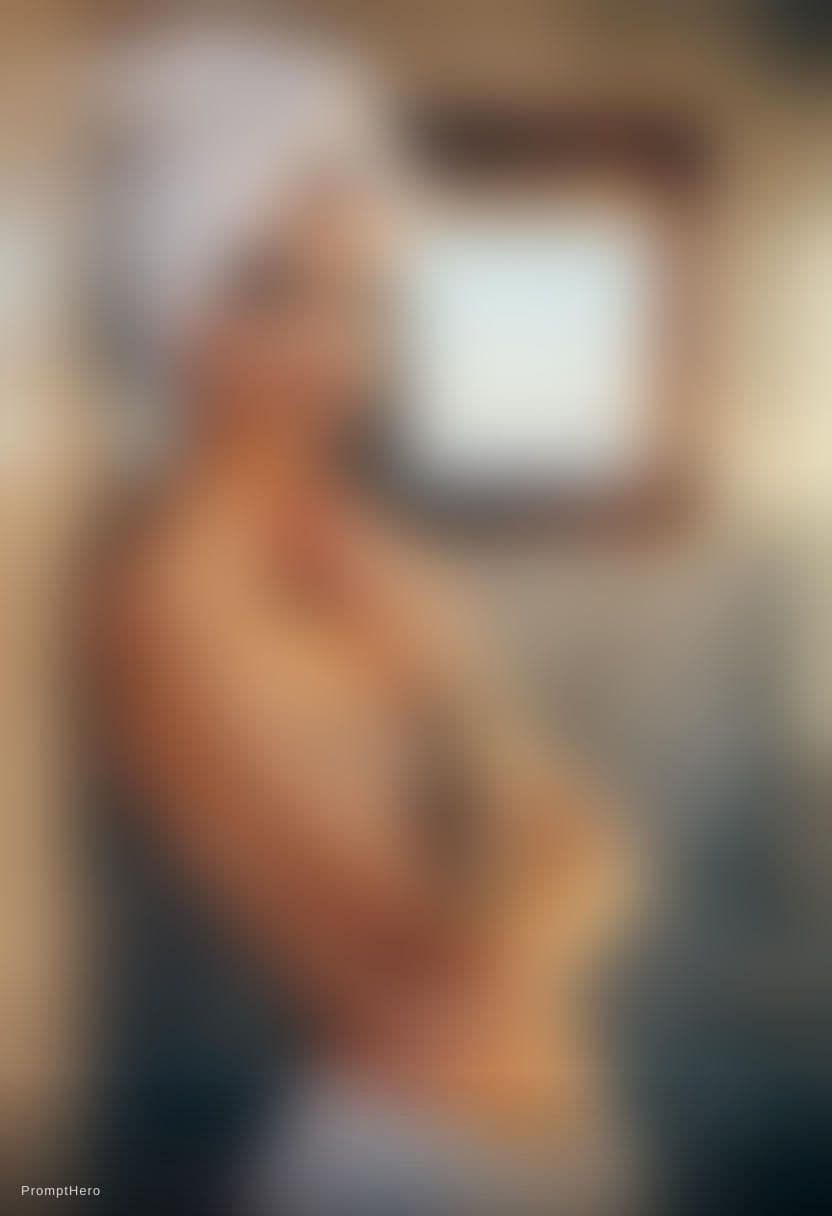 AI generated: {
  "image_style": {
    "setting": {
      "location": "luxury bathroom",
      "background_element...