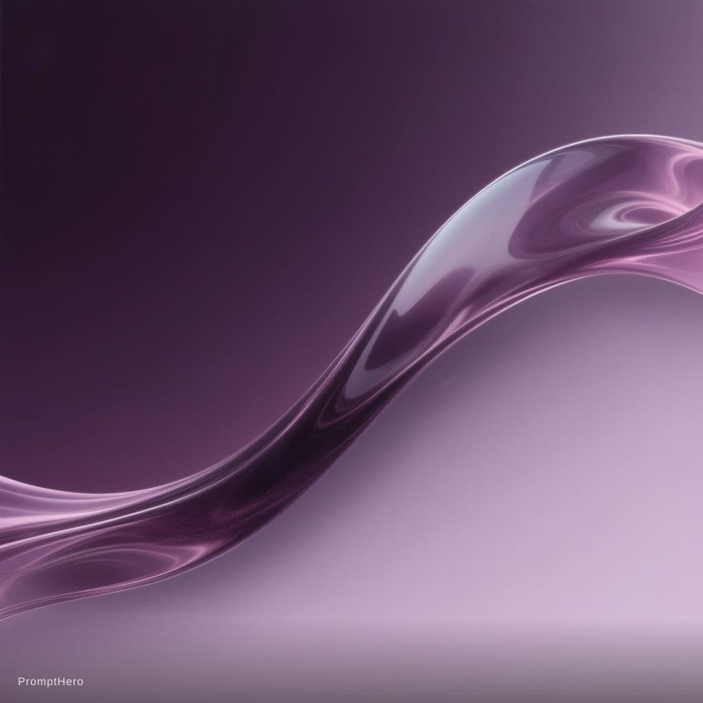 AI generated: Corporate gradient banner, deep plum to soft lavender flowing wave, smooth blend, glassmorphism acce...