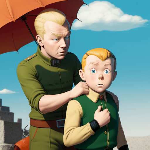 AI generated: Tintin