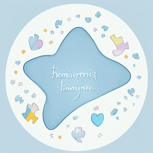 AI generated: Create a heartwarming image that celebrates a boy named Patrick, who is autistic. The design should ...