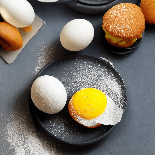 AI generated: flour and egg cakes


