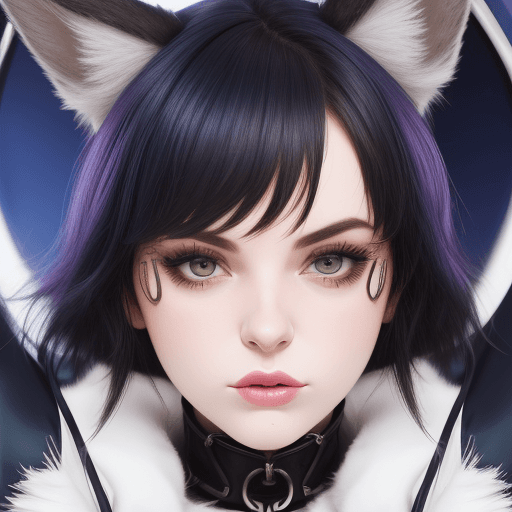 AI generated: fenn_charli close up