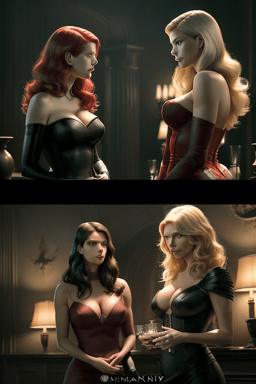 AI generated:  [Katheryn Winnick | Blake Lively | Morena Baccarin | Scarlett Johansson | Alexandra Daddario | Chri...