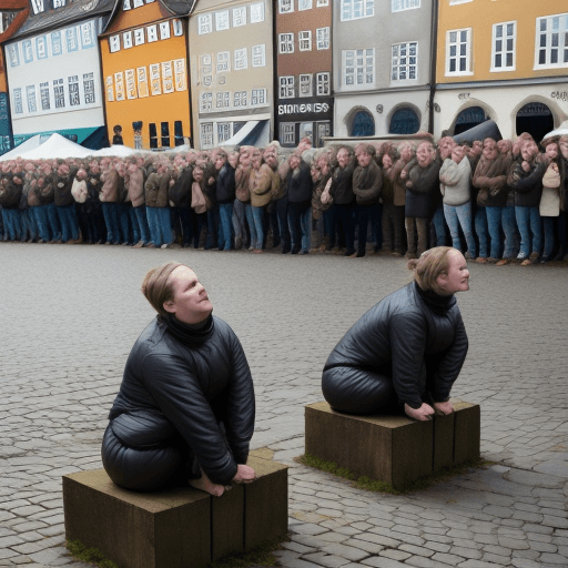 AI generated: Copenhagen poo festival