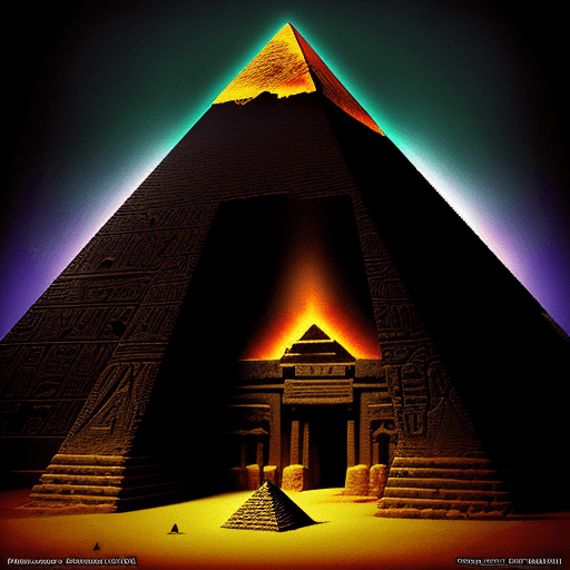 AI generated: Dark Fantasy SNES video game cover art, secret chamber inside Egyptian pyramid, undead zombie mummy ...