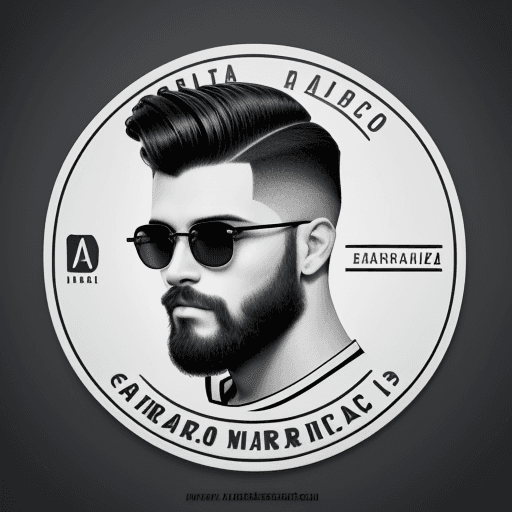 AI generated: Diseñar un logotipo (wordmark) para GentCoStyle Barbería, incorporando inteligencia artificial para ...