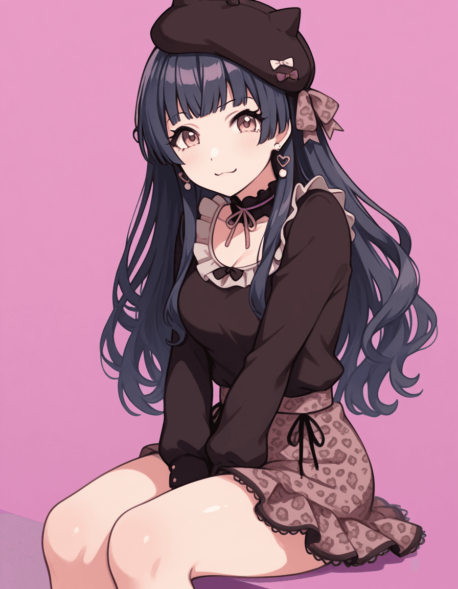 (Illustrious) gothic dress, mayuzumi_fuyuko (黛冬 優子), idolmaster,