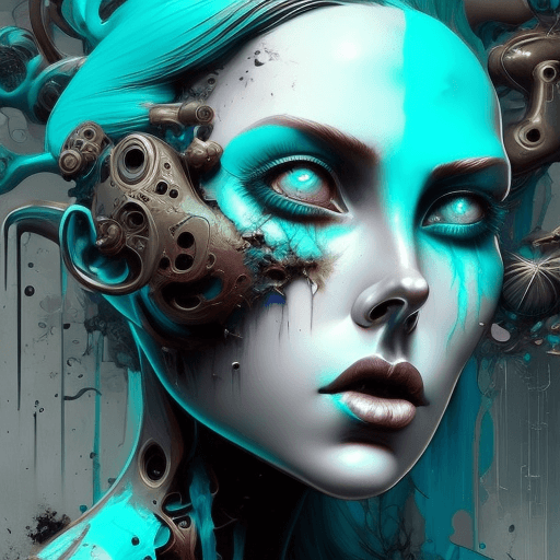 AI generated: the best of the art gallery's, in the style of oliver wetter, alberto seveso, cyberpunk dystopia, da...