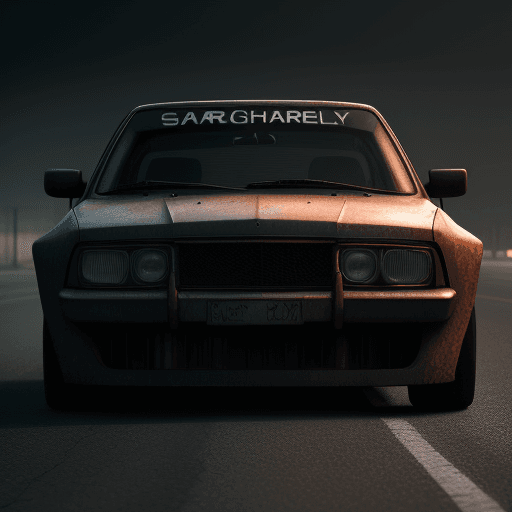 AI generated: Scary realistic car, realistic, 8k, hd
