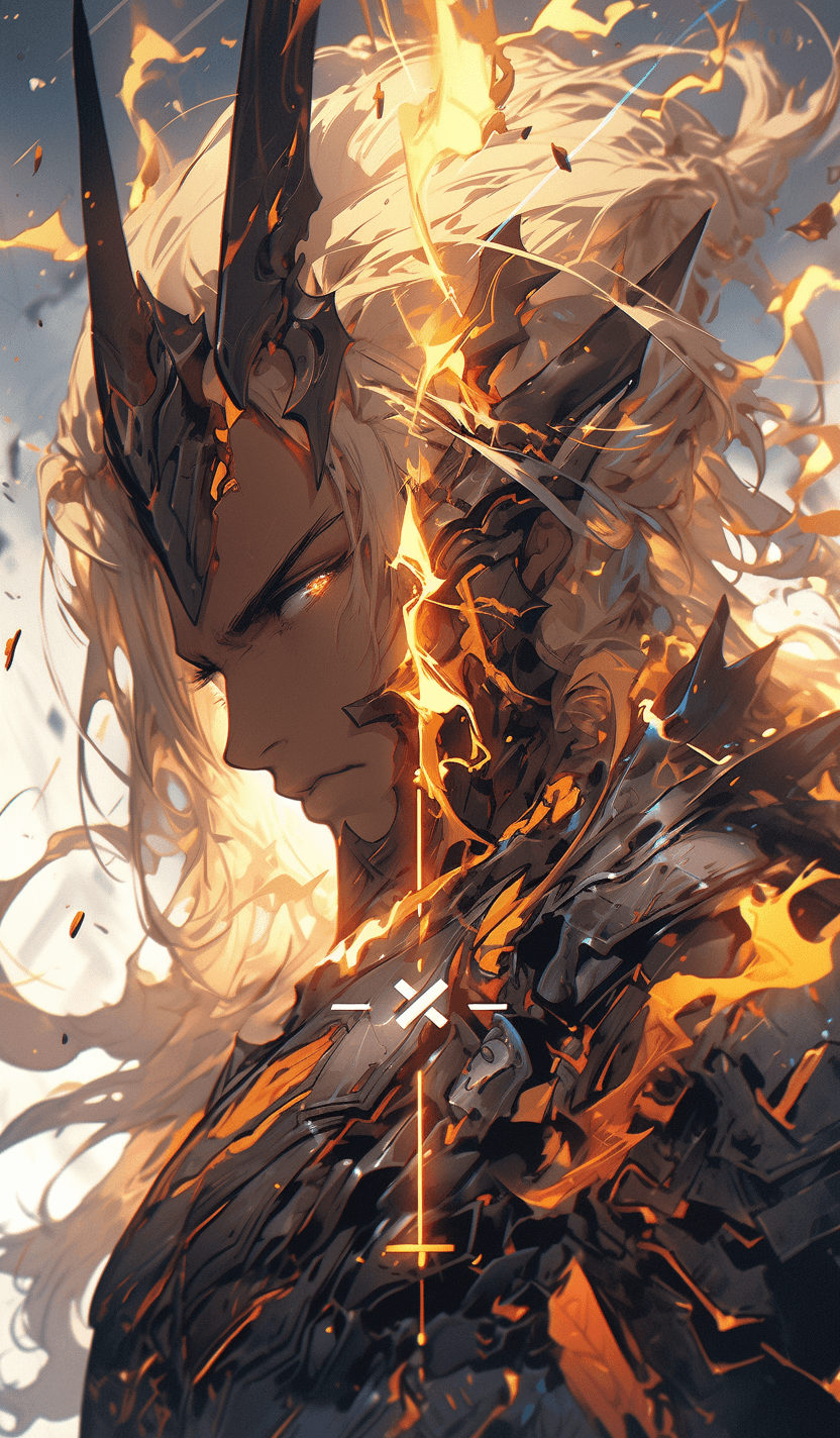AI generated: devour demon hero battle livery, in the style of suehiro maruo, powerful and emotive portraiture, go...