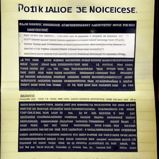 AI generated: police note
