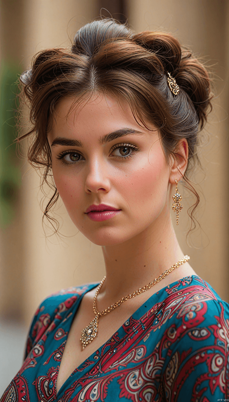 AI generated: A close-up portrait of a young beautiful (Scottish | French | Spanish | Iraqi ) girl, soft natural s...
