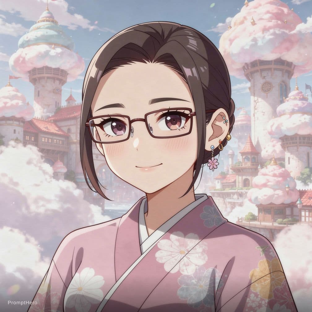 AI generated: 24 year young niji anime asian girl, very sultry look, so hot girl, beautiful charismatic girl, so h...