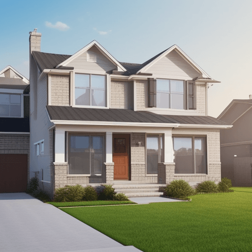 AI generated: real estate investment concept, buy house, location, energy efficiency rating and property value, Re...
