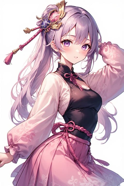 AI generated: (anime art of a cute girl  masterpiece, 4k, best quality, anime art
