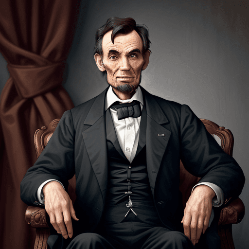 AI generated: abraham lincoln doing the griddy