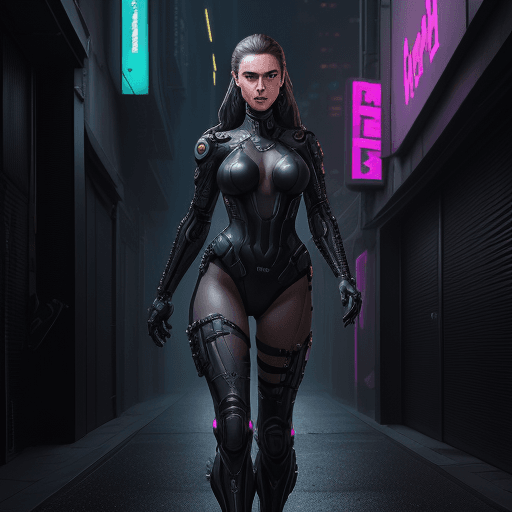 AI generated: create image of woman, hyperrealistic and detailed full-length portrait of gorgeous woman| black com...