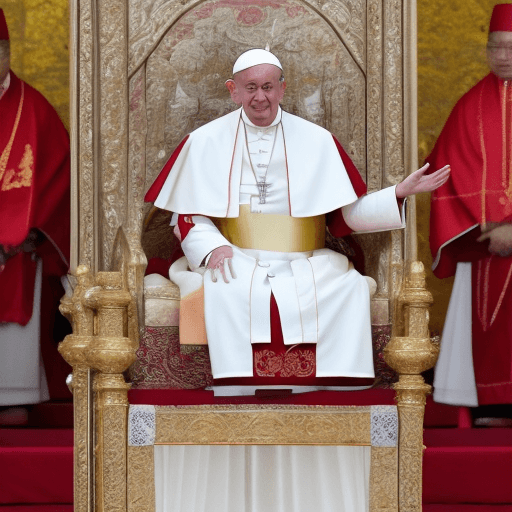 AI generated: Asian pope
