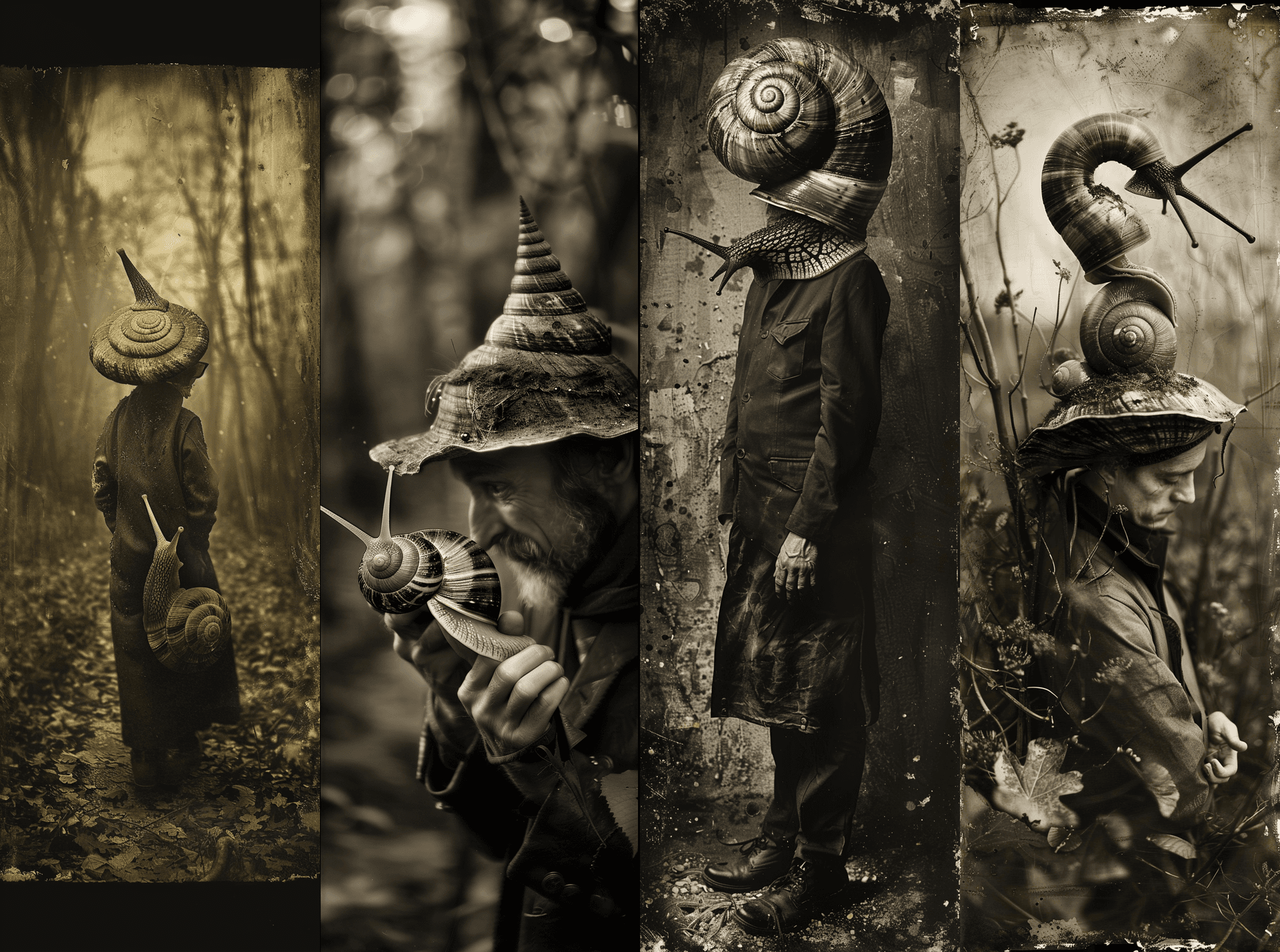 AI generated: Snail Man by Alex Timmermans --ar 1:3 --v 6