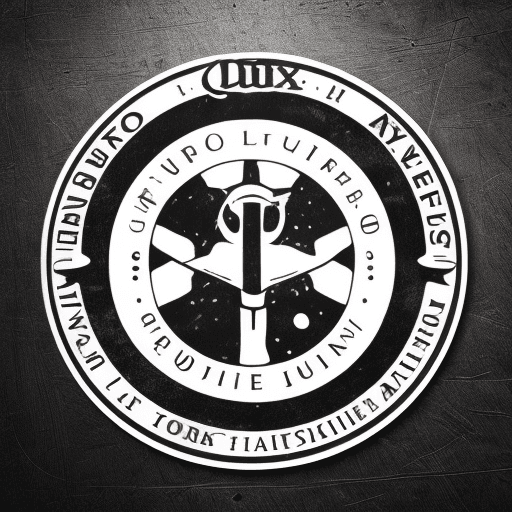 AI generated: Simple car sticker with the fallowing text  "Mea nox obscurum non habet, quia dominus lux mea est , ...