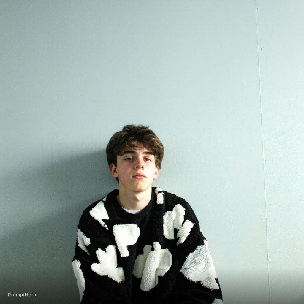 AI generated: teen on home
