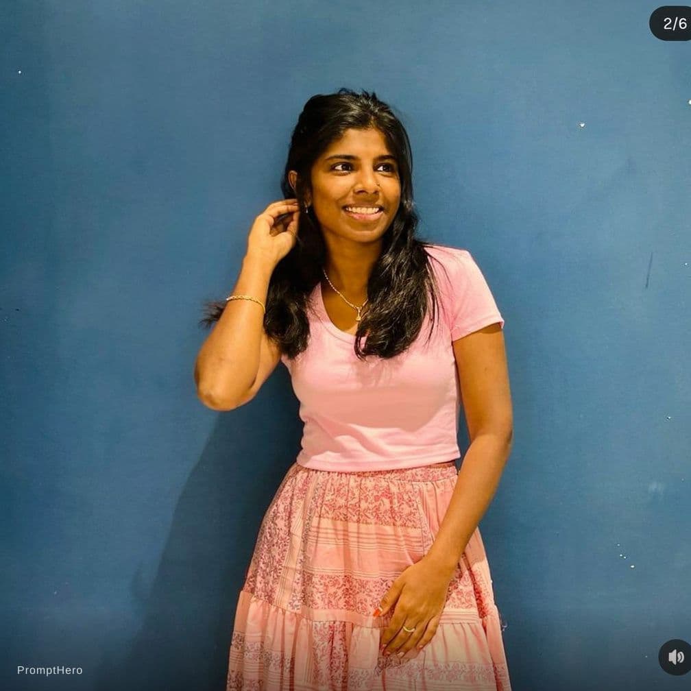 AI generated: piny girl