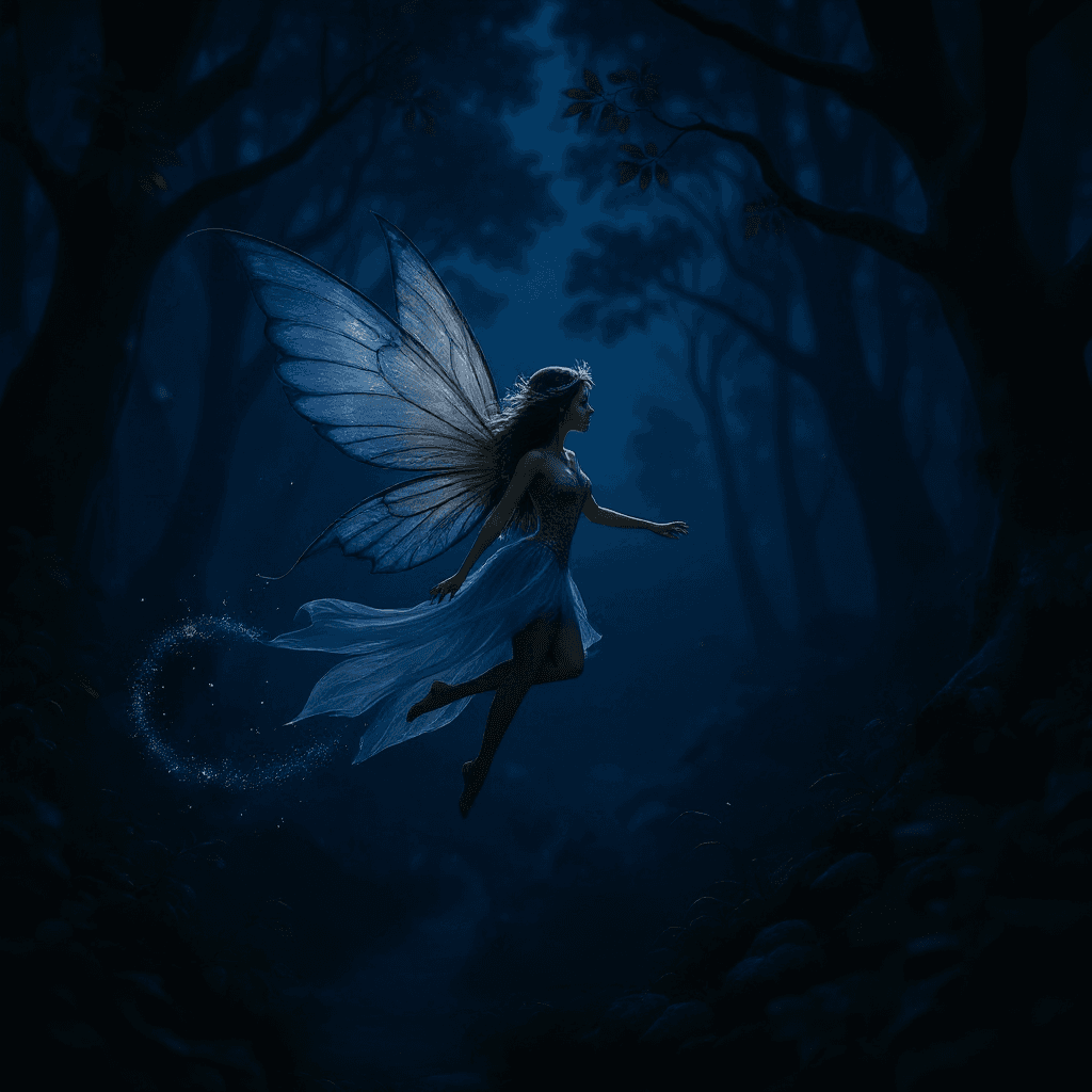 AI generated: vol en pleine nuit