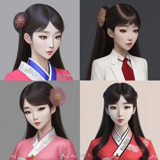 AI generated: Beautiful Korean woman, in the style of Asian beauty standards, Kdrama --ar 1:2 --stylize 750 --v 6
