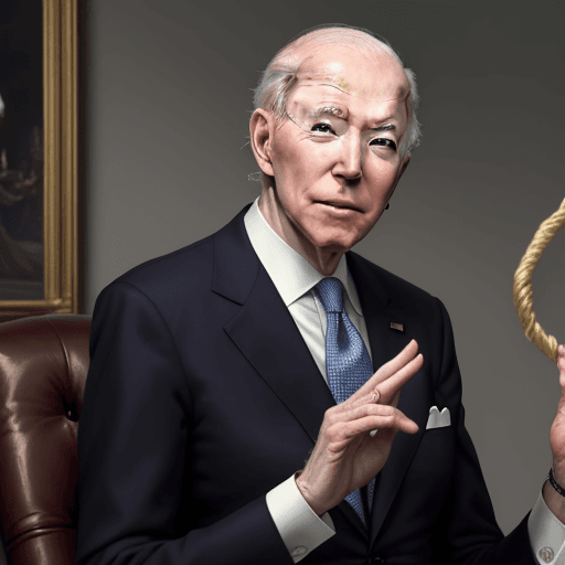 AI generated: Jacob Rothschild is like Satan pulling strings on Joe Biden and the world