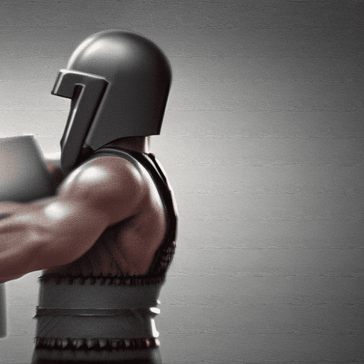AI generated: spartan warrior, realistic, no face, dark background, fighting poses --ar 2:3